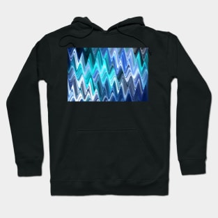 Teal waves Hoodie